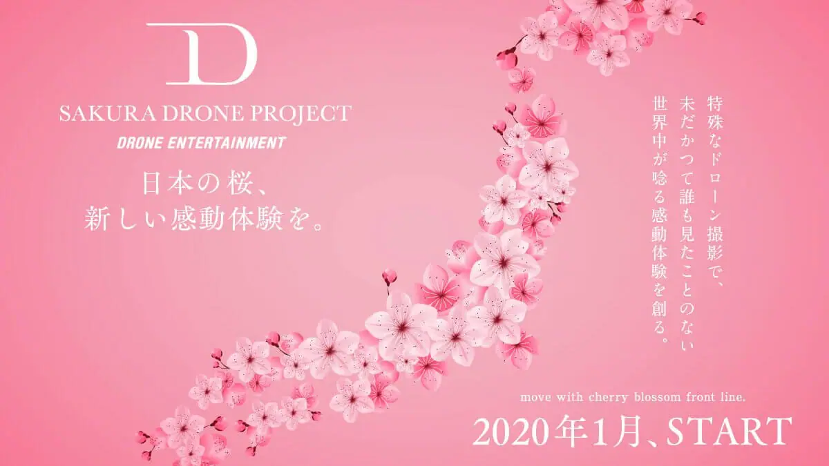 桜ドローンプロジェクト2020 | 日本の桜をオンラインお花見しよう