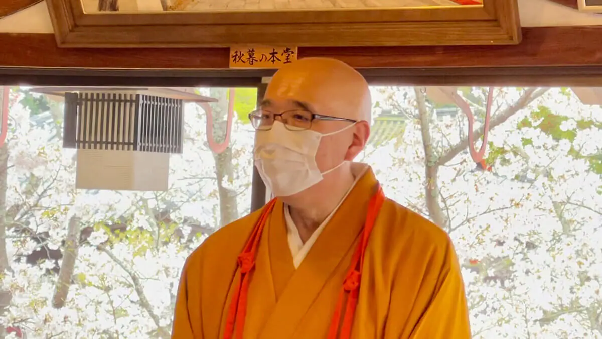 「自分が住み慣れた寺ですけれども、見たことのない角度から寺を見ることができたというのが非常に嬉しかったです。」紀三井寺 住職 前田泰道様