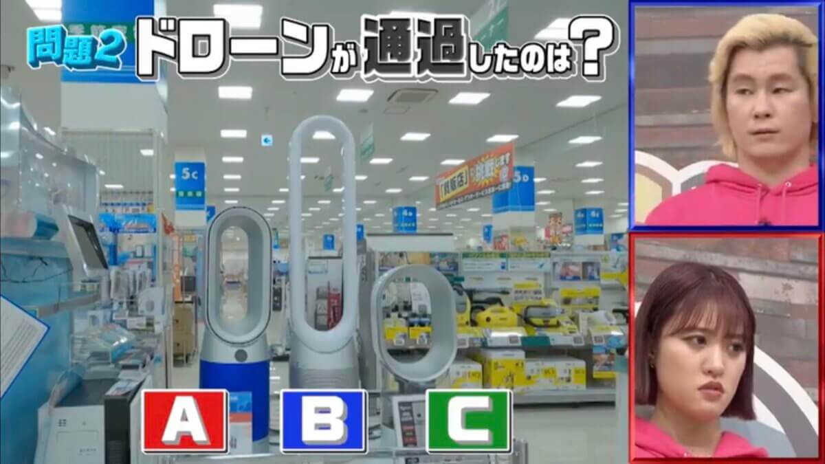 TBS 瞬間記憶バラエティー「オボエロ!」のクイズをドローンで出題演出しました