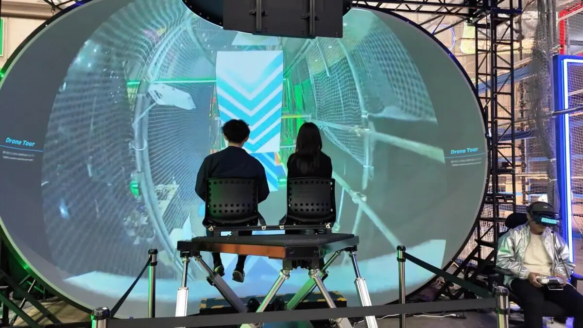 Japan Mobility Show 2023 – Tokyo Future Tourの『ドローンツアー』を出展し述べ3000人以上に体験いただきました。