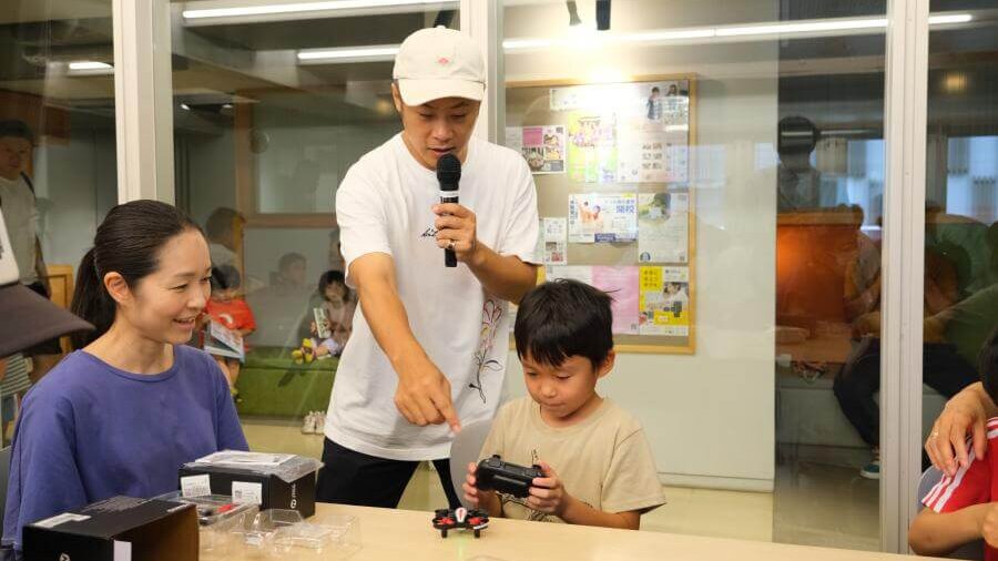 霞ヶ浦公民館　夏休み講座　ドローンを作ろう！！