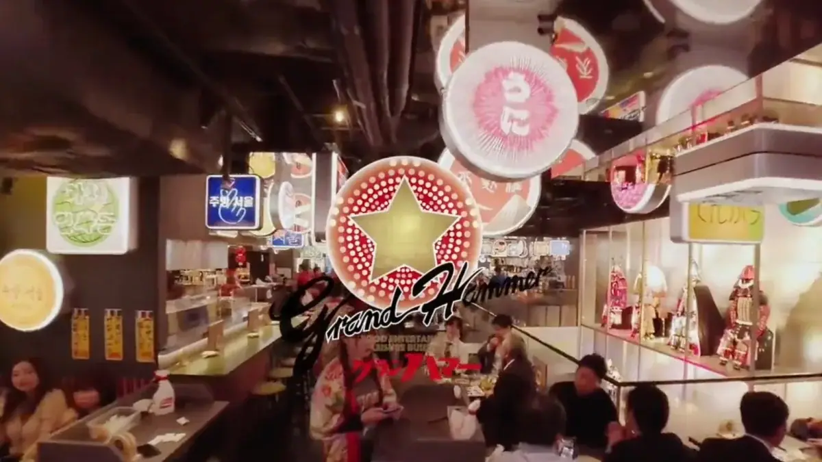 新橋のグランハマーを全館マイクロドローン撮影し映像制作いたしました