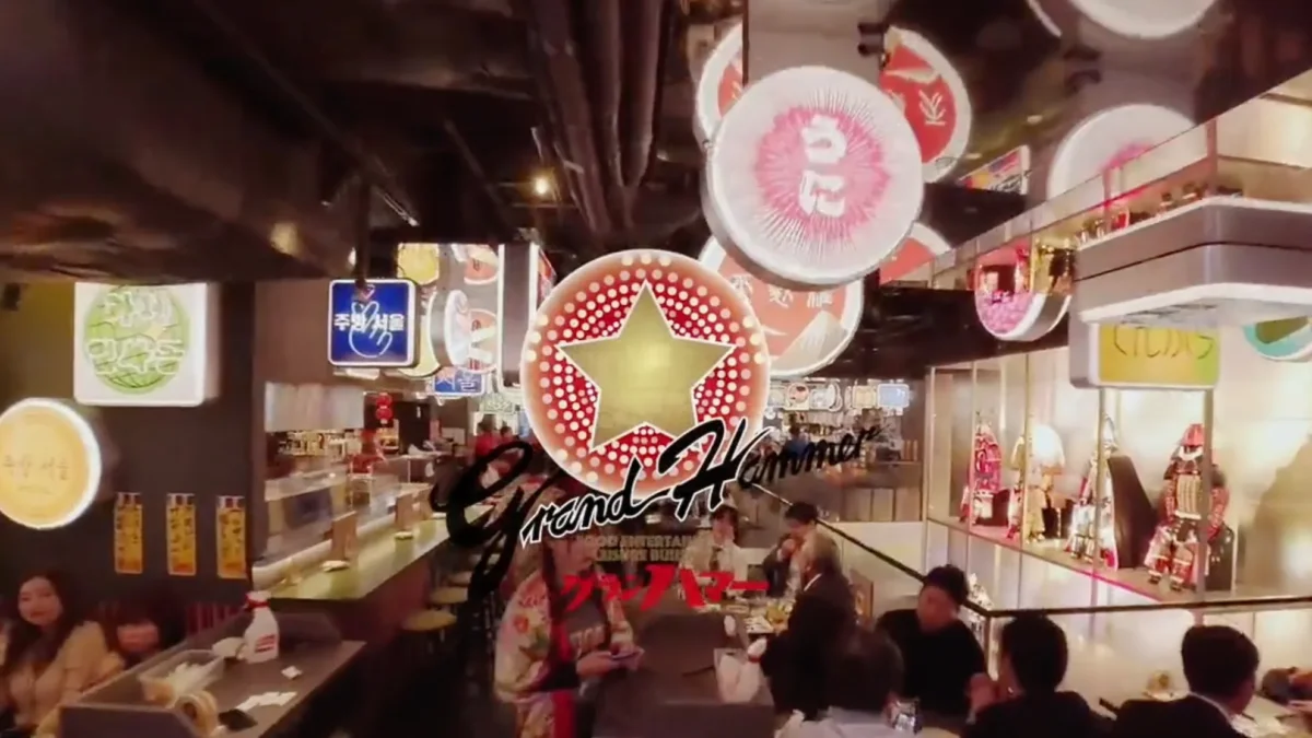 新橋のグランハマーを全館マイクロドローン撮影し映像制作いたしました